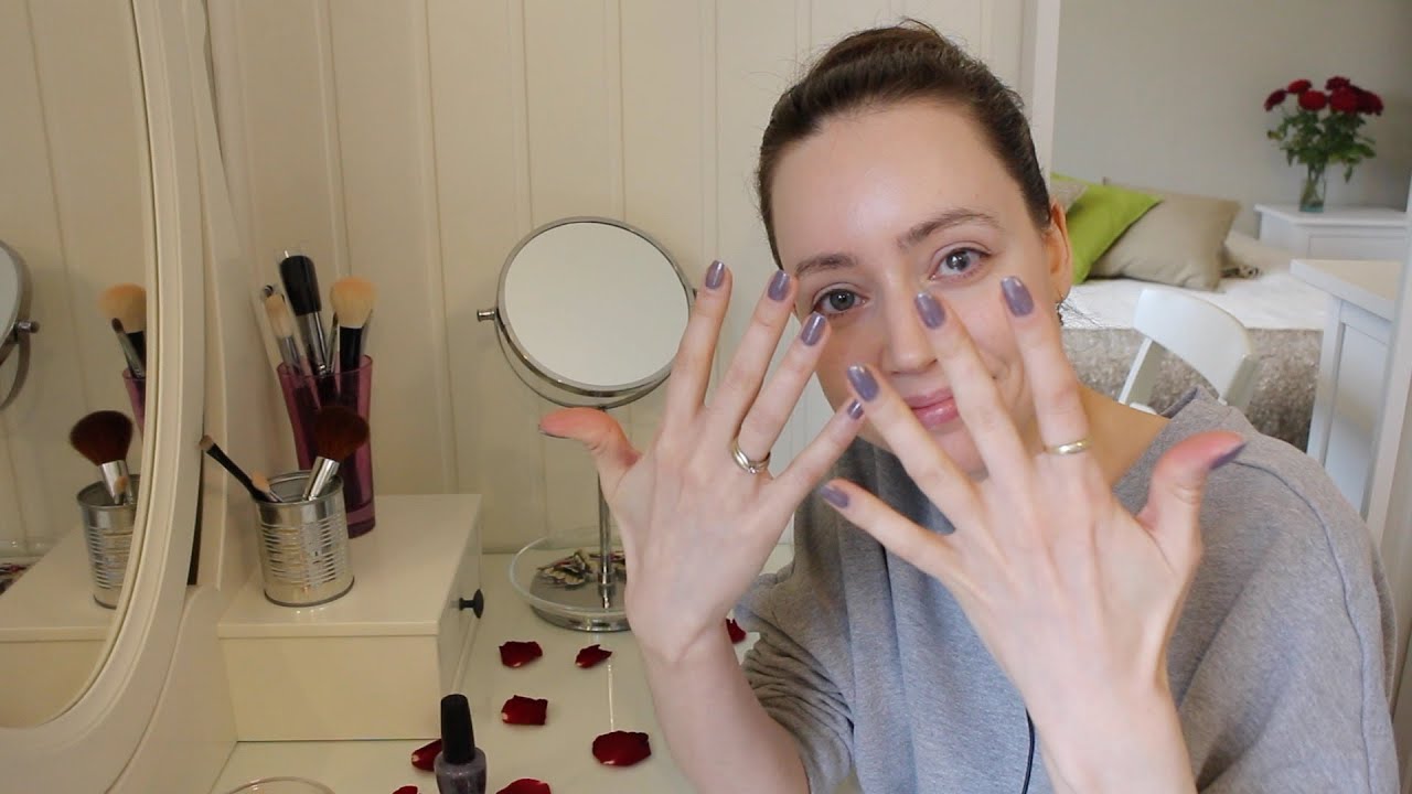 ASMR Nail Filing & Nail Polish Application | Whisper