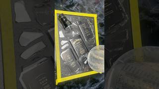 Jack Daniel’s 150th Anniversary Broken Bottle Art | Luxury Black Gold Epoxy Wall Art Reveal