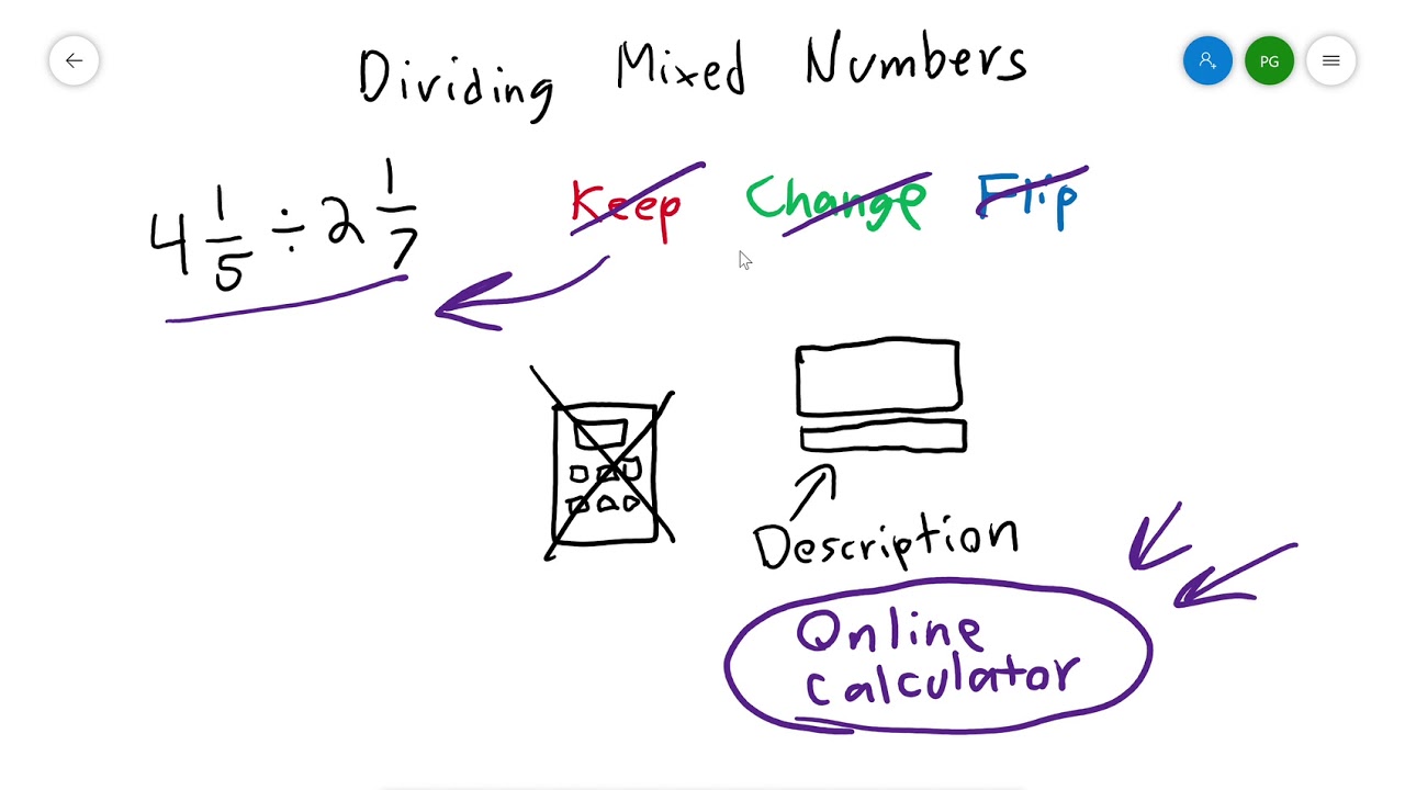 Dividing Mixed Numbers YouTube