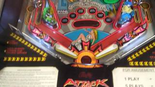 Mars ATTACK Pinball Machine