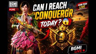 Can I Reach Conqueror Today? | BGMI Live | #bgmi  #bgmilive #gaminglive  #bgmiindia #roadtoconqueror