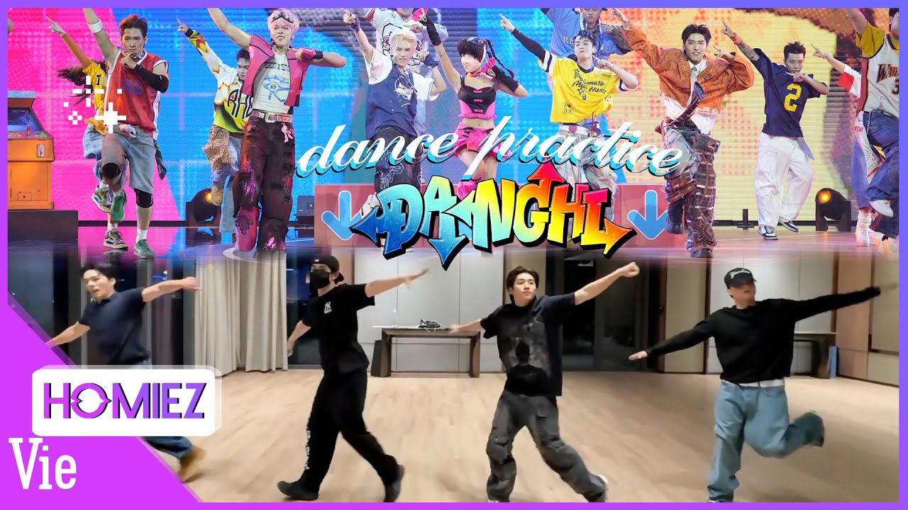 Hậu trường tập nhảy HipHop của 4 Anh Trai team Đa Nghi để tạo nên tiết mục bùng nổ sân khấu