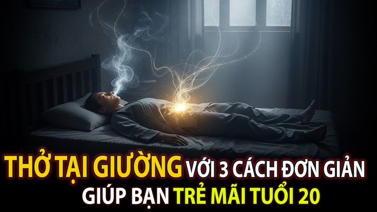 4 Cách Thở Tụ Khí Đan Điền Ngay Trên Giường Giúp Trẻ Mãi Tuổi 20 - Bí Mật Ít Ai Biết!
