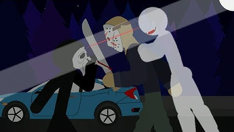 GhostFace vs Jason (Finished) || Sticknodes Animation
