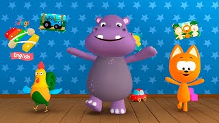 Stomp Stomp Clap Clap Dance With Friends - Kote Kitty Meow Meow - nursery rhymes