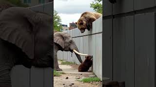 Elephant rescue animals | AI Video