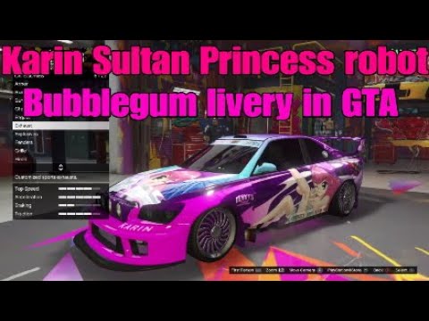 Princess Robot Bubble Gum Livery