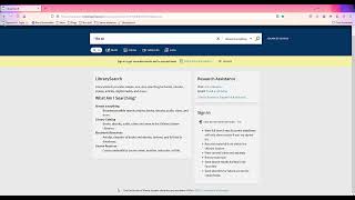 How to search for audio and video materials using the LibrarySearch catalog