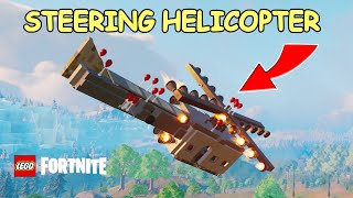 How to make a REALISTIC Steerable HELICOPTER in Lego Fortnite