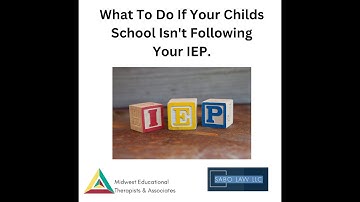 School Not Following IEP? What you can do.