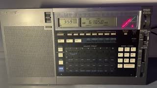 NHK World Radio Japan \/ 6105 kHz - Shortwave Reception (Broadcast Ending)
