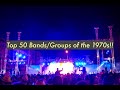 Top 50 groups or bands of the 70s music artists toms personalized list