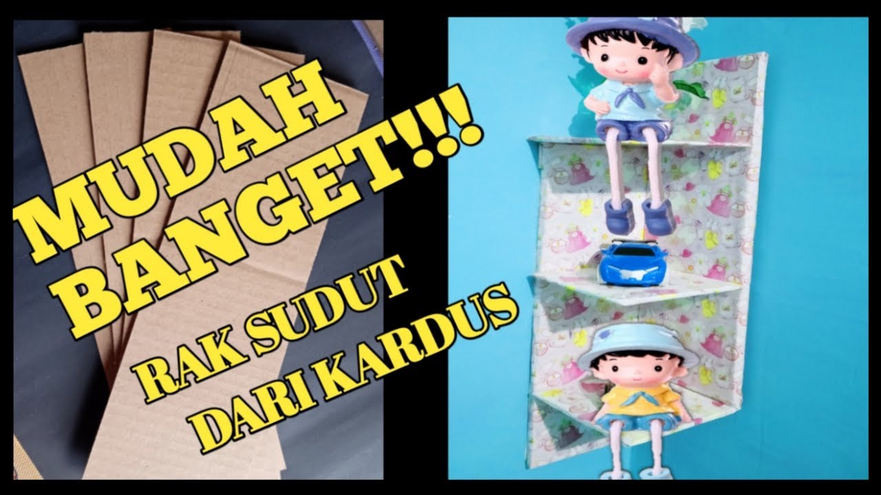 DIY CARA MEMBUAT HIASAN DINDING DARI KARDUS YouTube