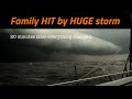 Sailboat ODESSA with family hit by HUGE STORM