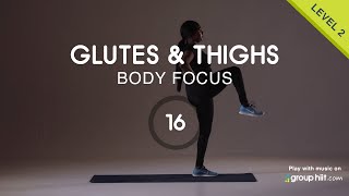 Home Workout for Glutes & Legs - No Equipment - 40/20 Intervals