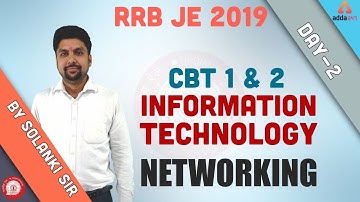 RRB JE | CBT 1 & 2 | DAY 2 | Computer Science | Networking | Part 2 | Solanki Sir | 7 pm