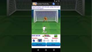Number Puzzle By Govind   Minigame Football Strike   How to score a goal! Resized screenshot 2