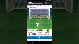 Number Puzzle By Govind   Minigame Football Strike   How to score a goal! Resized screenshot 1