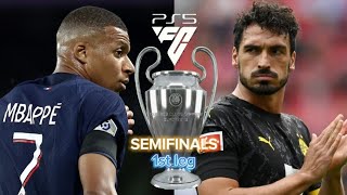 PSG X Dortmund UCL SEMIFINALS 1st leg|EAFC 24 PS5