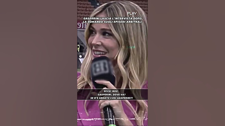 GASPERINI abbandona l’INTERVISTA alla domanda di DILETTA LEOTTA! #calcio #shorts