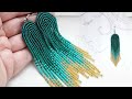 Jewelry making / beaded earrings tutorial / How to make Native American style earrings