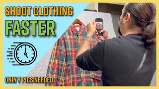 How To Shoot Clothing Photos Faster for eBay, Poshmark, Mercari