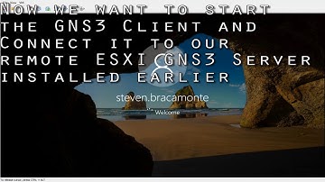 GNS3 2.0 Client Install with Remote Server Connection