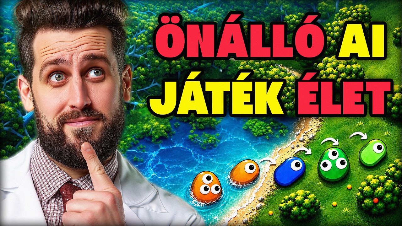 Létrehoztak egy AI VILÁGOT, ami magától fejlődik? 🤖