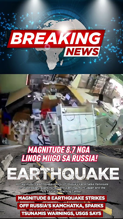 Russia hits magnitude 8.7 earthuake today #earthquake