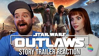 JABBA?!? | Star Wars Outlaws Story Trailer Reaction | Ubisoft