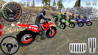 Black De Carros - Motor Dirt Bike Racing Simulator - OffRoad Bike Stunt Driving - Android Gameplay screenshot 2