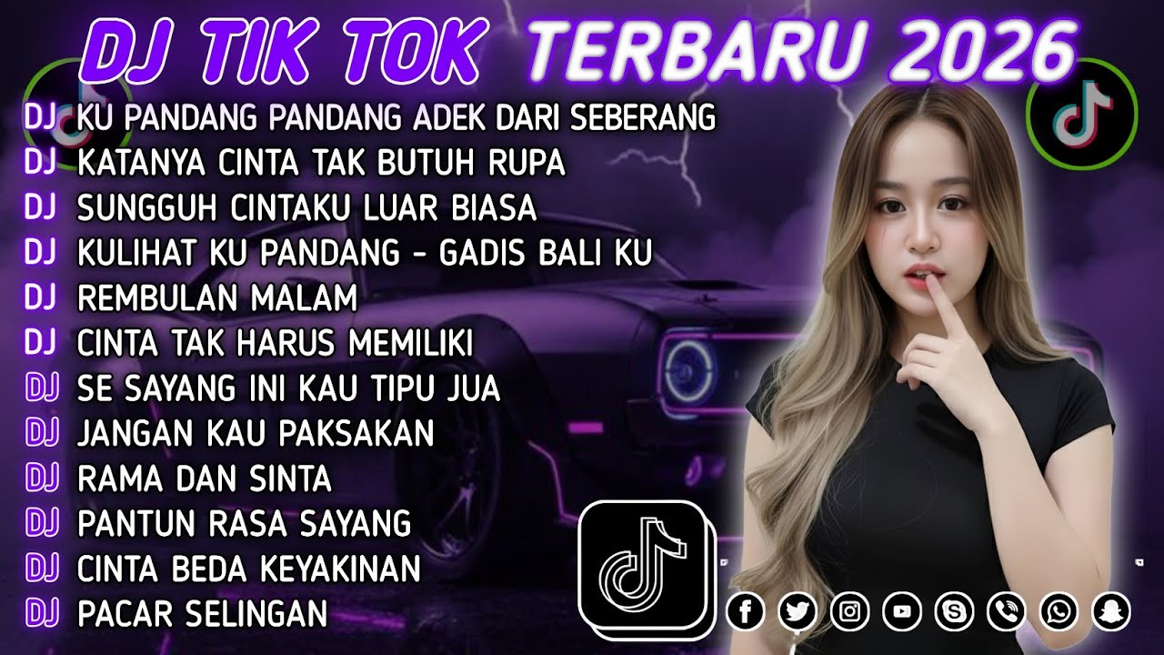 DJ TIKTOK TERBARU 2026 || DJ CINTA DARI SEBERANG 🎵 DJ KATANYA CINTA TAK BUTUH RUPA 🎵 FULL ALBUM❗❗