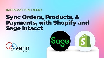 Demo: Sync Orders, Products, & Payments with Shopify and Sage Intacct