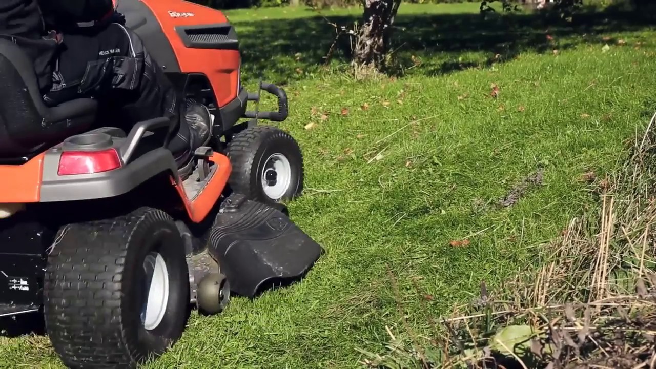 Блокировка дифференциала на садовом тракторе Husqvarna TS 343
