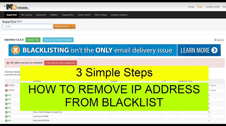 How to Remove IP Address from Blacklist 2022 | SpamRats, CBL, Spamhaus, Barracuda