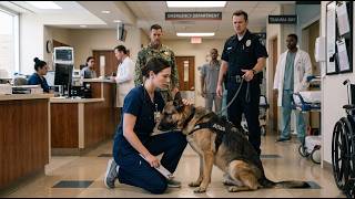 Can I Sit With You, the SEAL Commander Asked — Then His Police K9 Recognized the Rookie Nurse