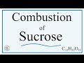 Balancing Combustion Reactions of Sucrose