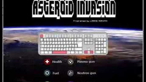 Allegro programming: Asteroid Invasion