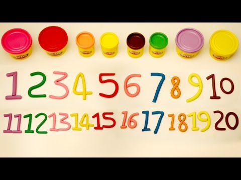 1 to 20 | Learn Numbers 1 - 20 | Number Song | Play Doh Numbers