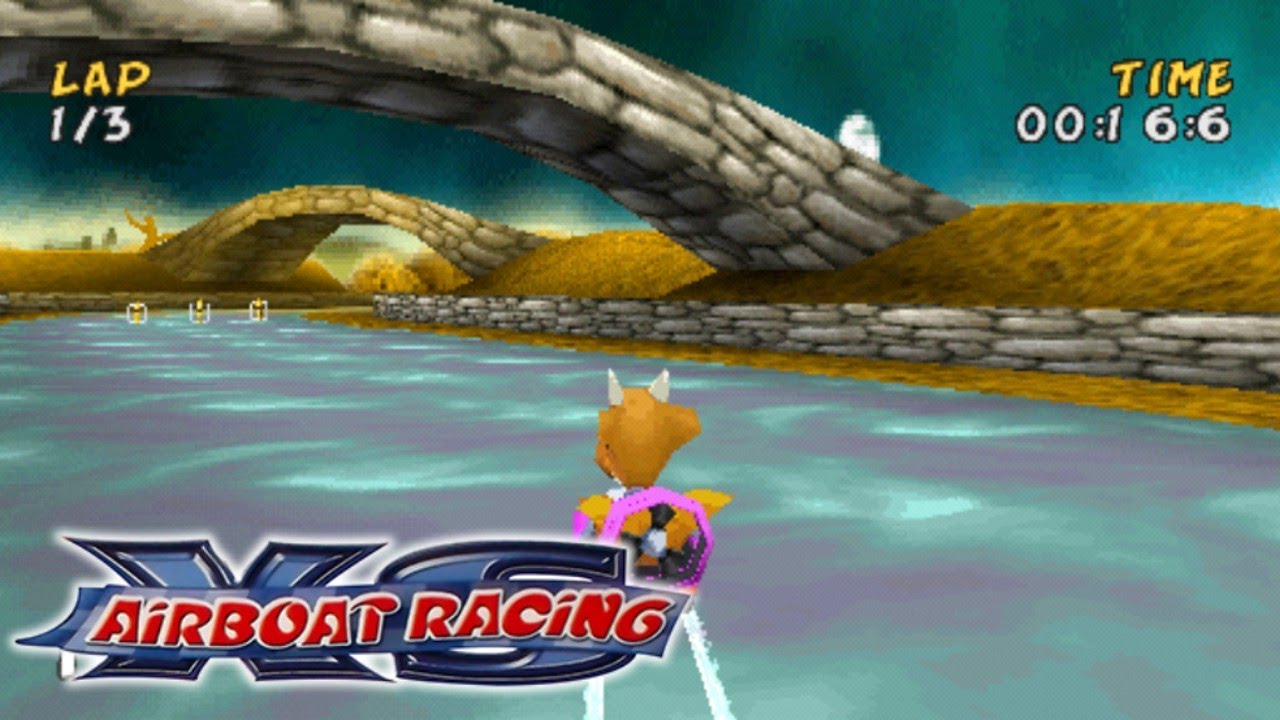 XS Airboat Racing (PS1) - Part 1 - A Cup - YouTube