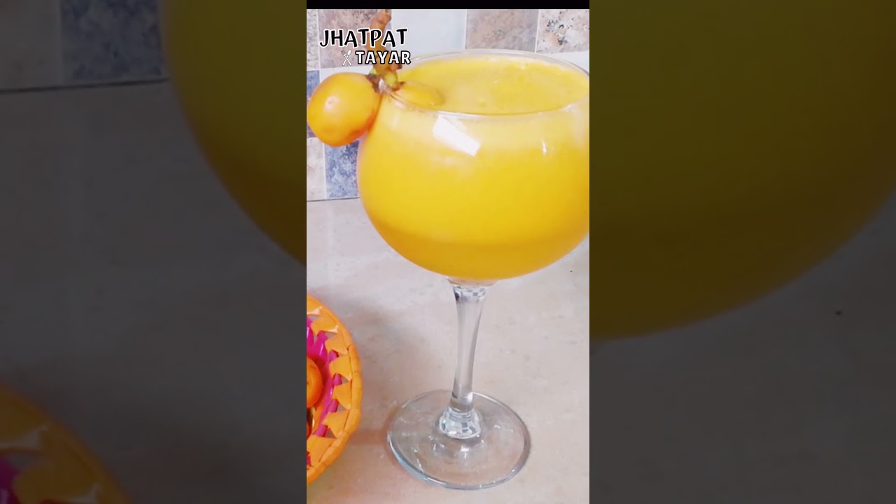 Loquat cocktail orange k touch k sth| bohat he unique and different drink