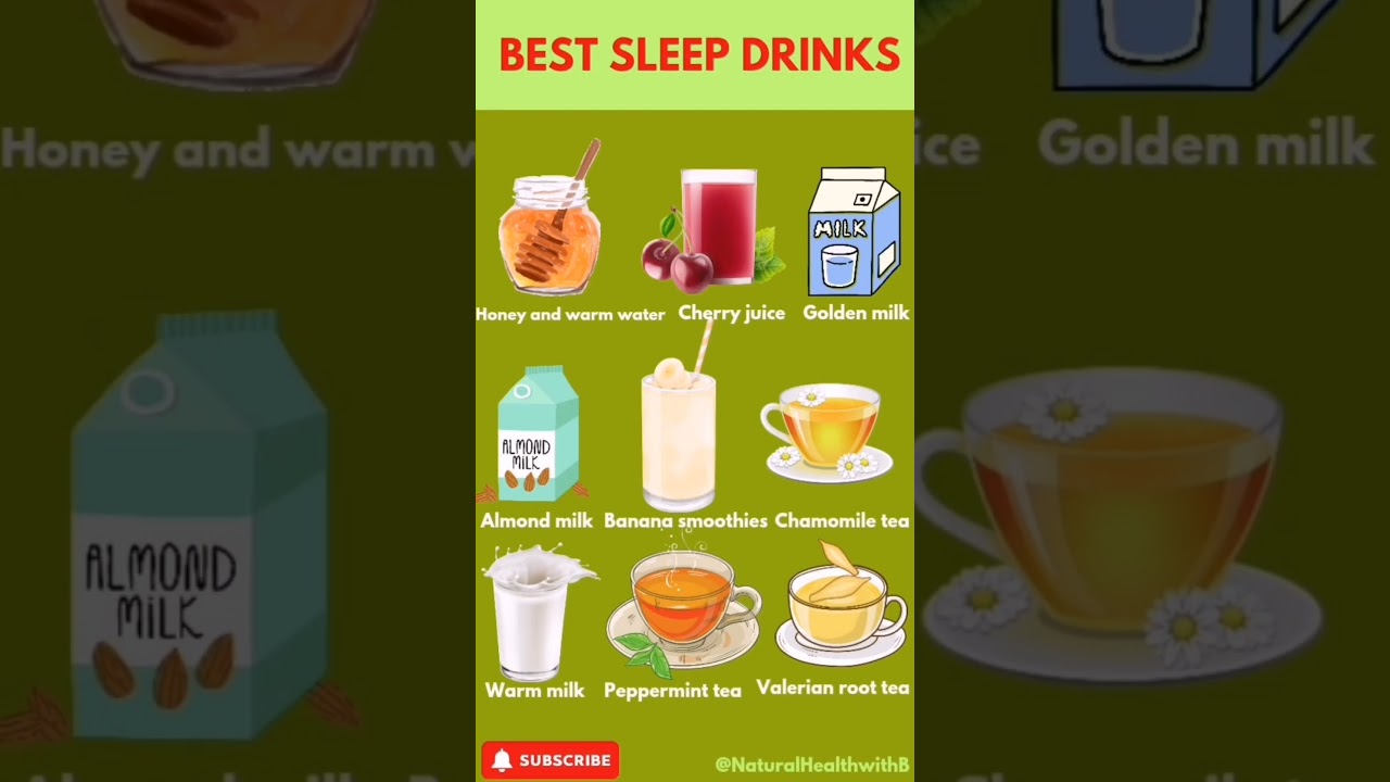 9 Bedtime drinks For Deep Sleep |Drinks that makes you sleep better 