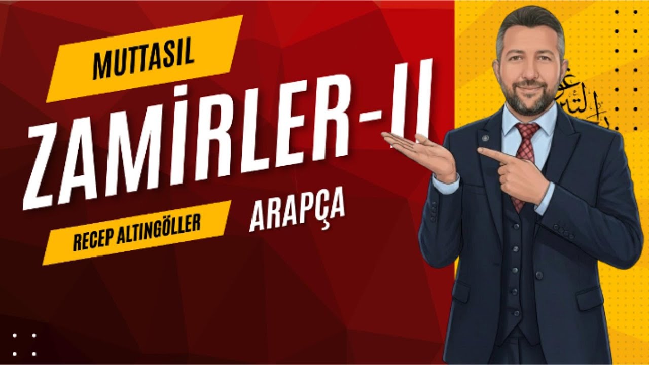Arapça Zamirler-II (Muttasıl / Bitişik Zamirler)