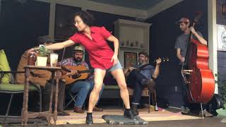 Video thumbnail of "Miss Moonshine Buckdancing "Billy in the Low Ground" - American folk music @ Chomp and Stomp fest"