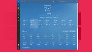 Windows 10 Training - Weather screenshot 5