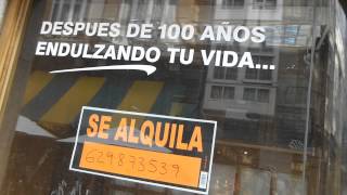 Pastelería cerrada por la crisis después de estar abierta cien años en Ferrol (A Coruña)