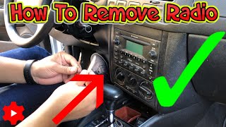 How to remove radio on Volkswagen Jetta