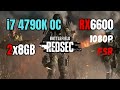 Battlefield 6 REDSEC on i7 4790K and RX 6600