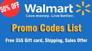 Walmart Promo Code 2023 | Walmart Discount Code | Walmart Coupon Code