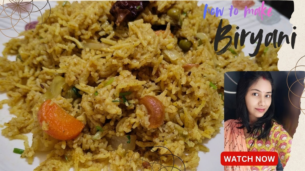 10 min me banaye tasty delicious veg biryani! Cooker biryani recipe! Easy n quick biryani.... 